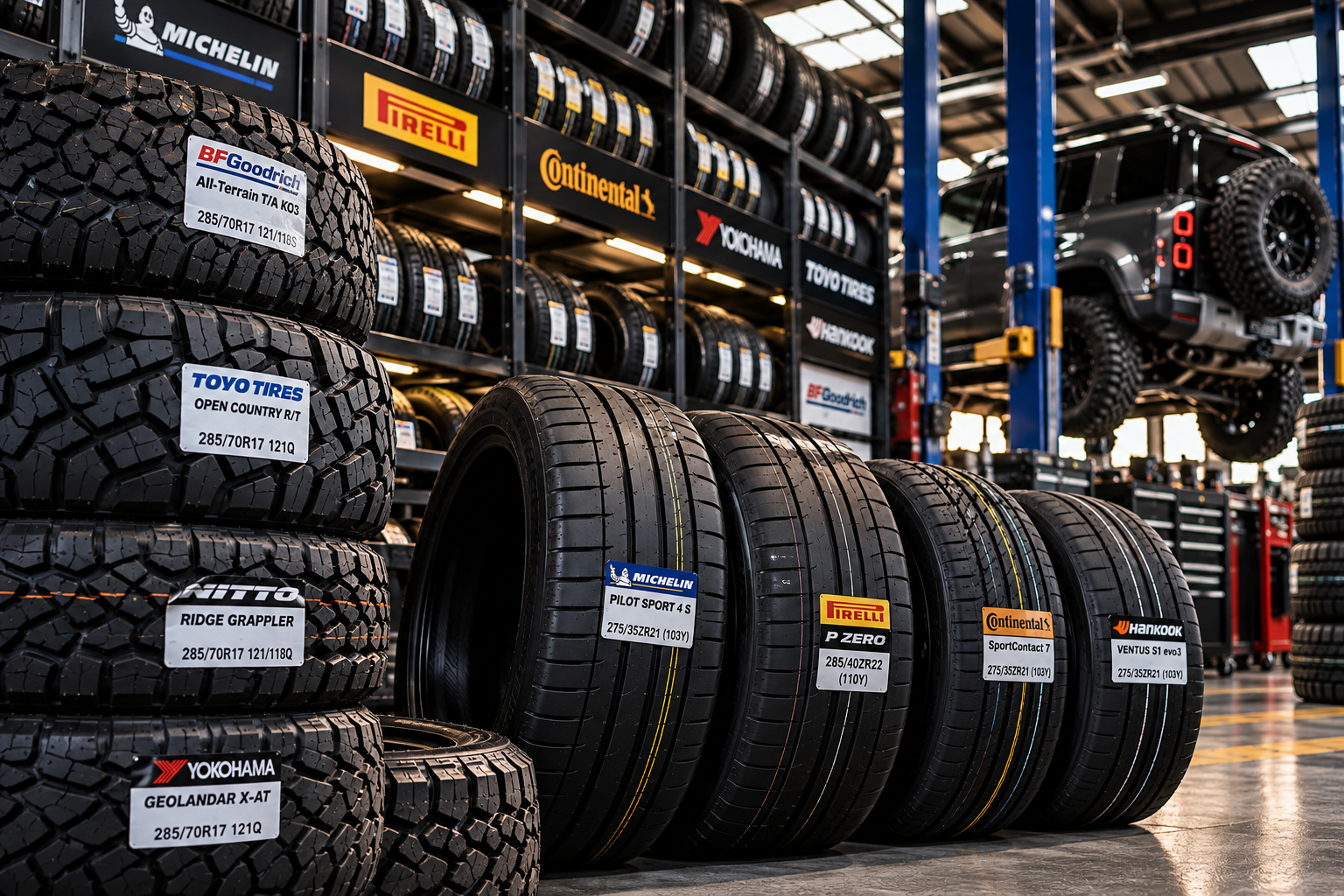 Tyre fitting at TyrePro Takapuna